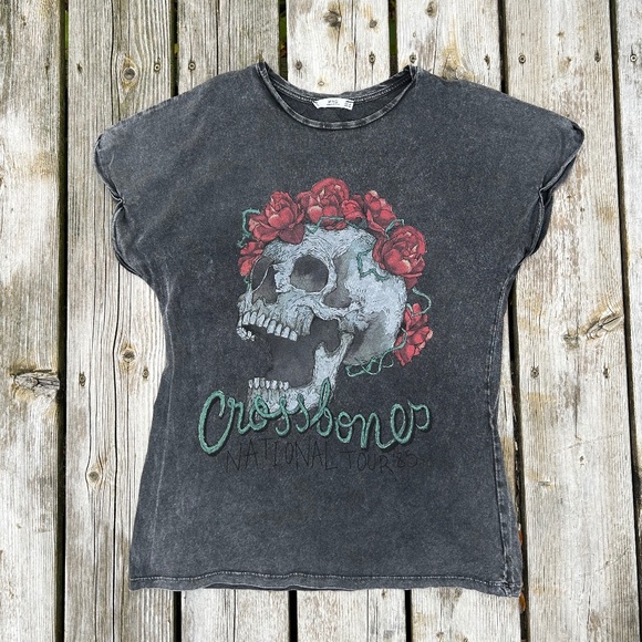 Mng⎪Skull Design Tee-shirt - Picture 5 of 7